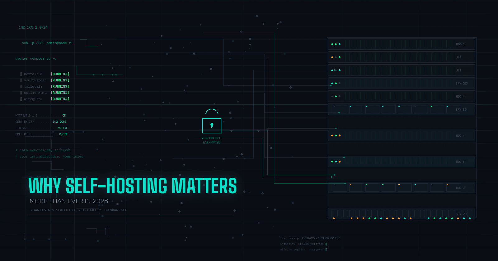 Why Self-Hosting Matters More Than Ever in 2026